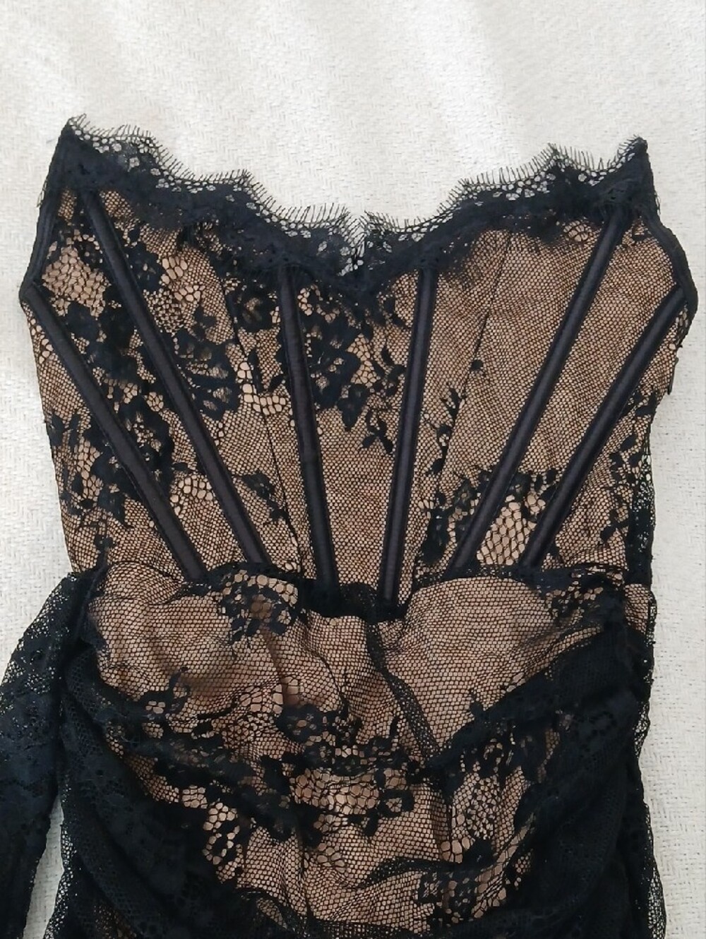 Pretty Little Things Corset Bandeau Mini Dress